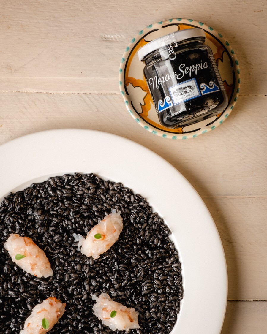 Squid Ink Risotto Recipe - Risotto with Squid and Squid Ink