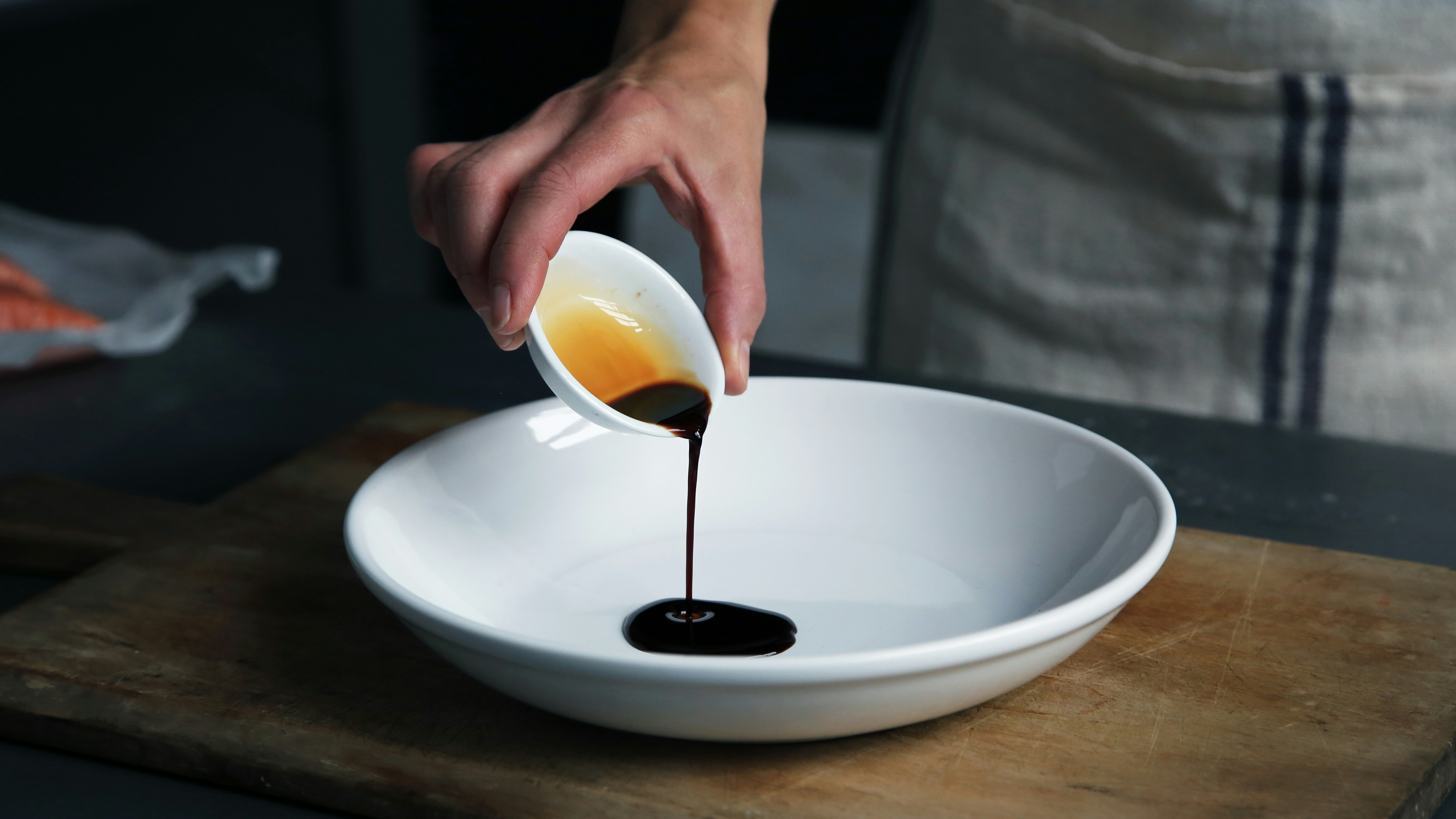 Balsamic vinegar being poured for premium Italian food profitability article